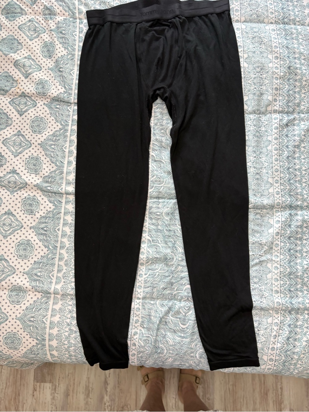 Tommy John Black SleekHeat Long Underwear